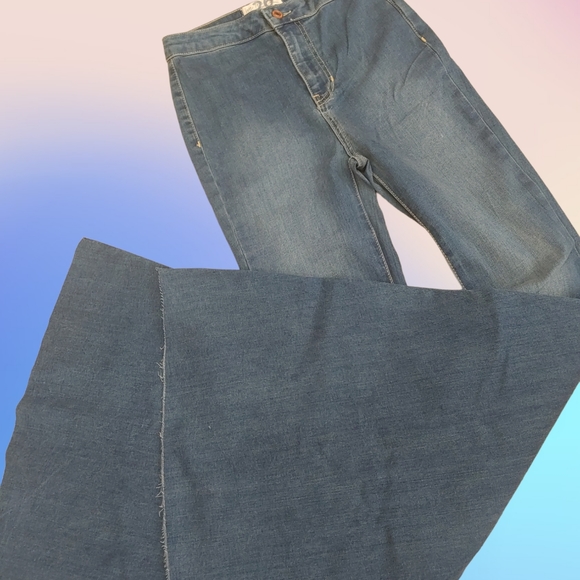 Free People Flare jeans pants women size 26 - Picture 2 of 3